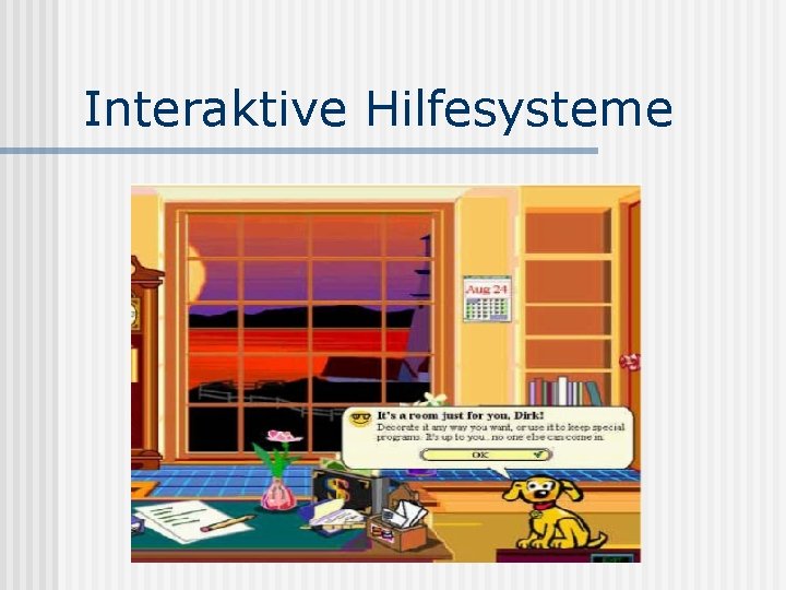 Interaktive Hilfesysteme 