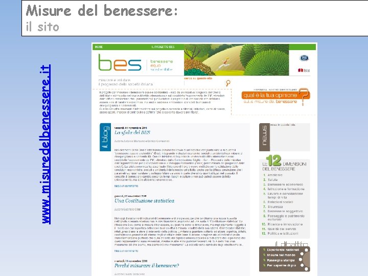 Misure del benessere: www. misuredelbenessere. it il sito 