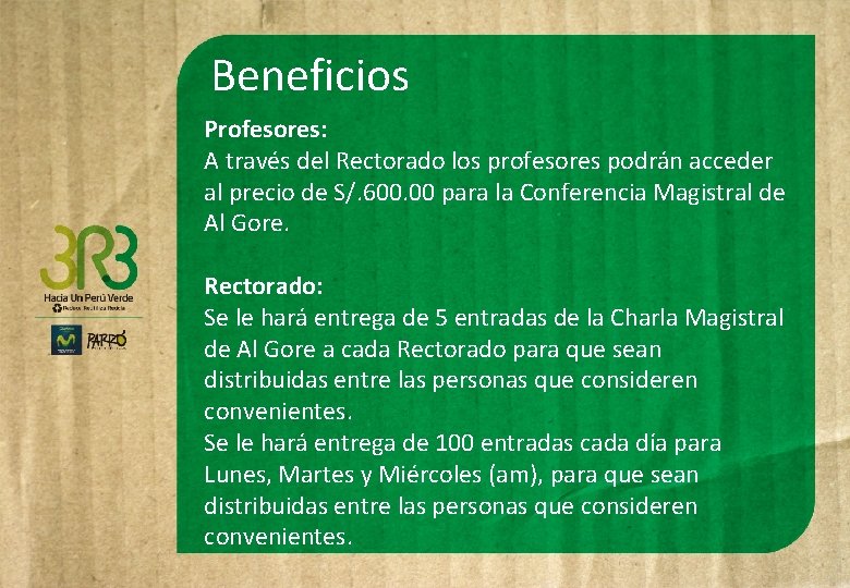 Beneficios Profesores: A través del Rectorado los profesores podrán acceder al precio de S/. Beneficios Profesores: A través del Rectorado los profesores podrán acceder al precio de S/.