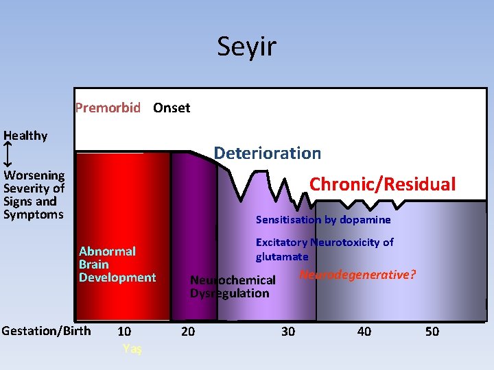 Seyir Premorbid Onset Healthy Worsening Severity of Signs and Symptoms Deterioration Chronic/Residual Sensitisation by