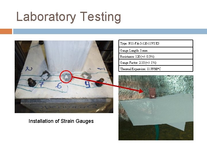 Laboratory Testing Type: N 11 -FA-5 -120 -11 VSE 3 Gauge Length: 5 mm