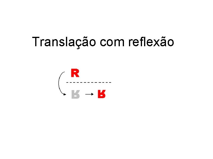 Translação com reflexão 