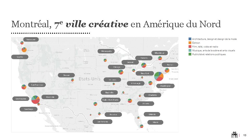 Montréal, 7 e ville créative en Amérique du Nord 13 