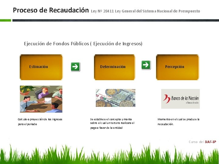 Proceso de Recaudación Ley Nº 28411 Ley General del Sistema Nacional de Presupuesto Ejecución