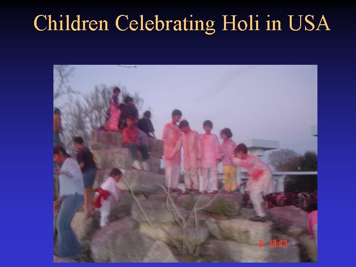 Children Celebrating Holi in USA 