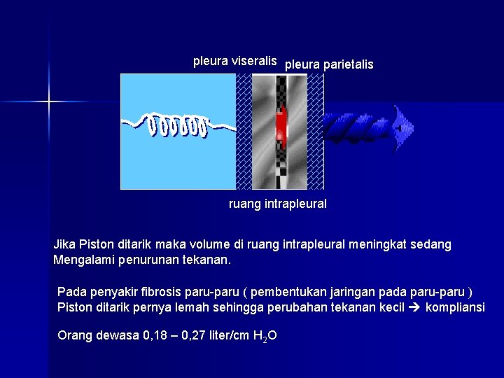 pleura viseralis pleura parietalis ruang intrapleural Jika Piston ditarik maka volume di ruang intrapleural