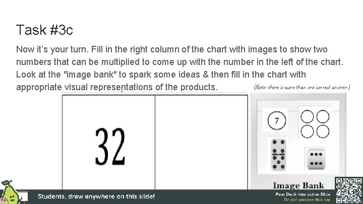 Task #3 c Now it’s your turn. Fill in the right column of the