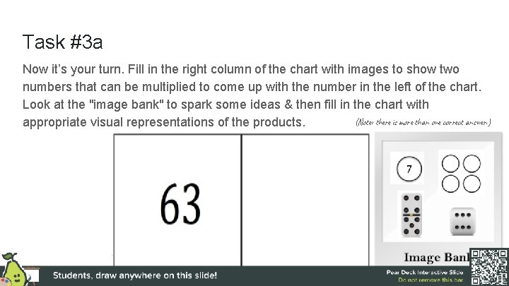 Task #3 a Now it’s your turn. Fill in the right column of the