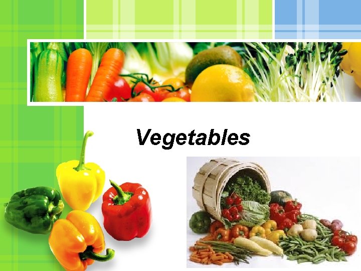 Vegetables L/O/G/O Vegetables L/O/G/O