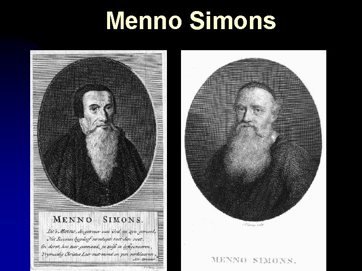 Menno Simons 