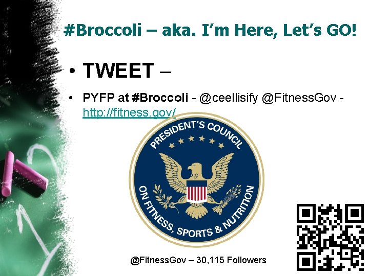 #Broccoli – aka. I’m Here, Let’s GO! • TWEET – • PYFP at #Broccoli