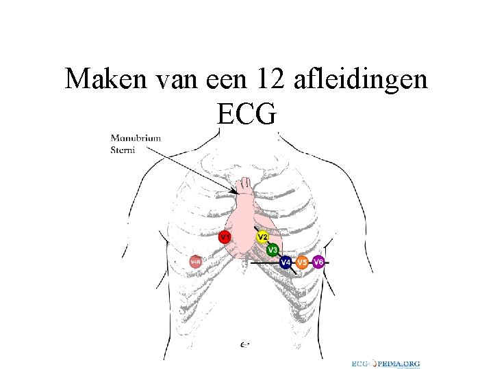 Maken van een 12 afleidingen ECG 