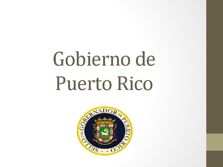 Gobierno de Puerto Rico 