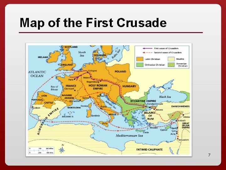 Map of the First Crusade 7 