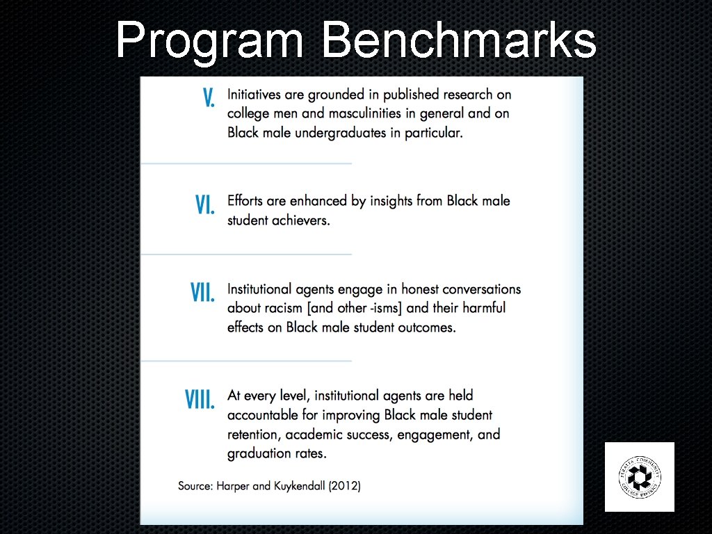 Program Benchmarks 