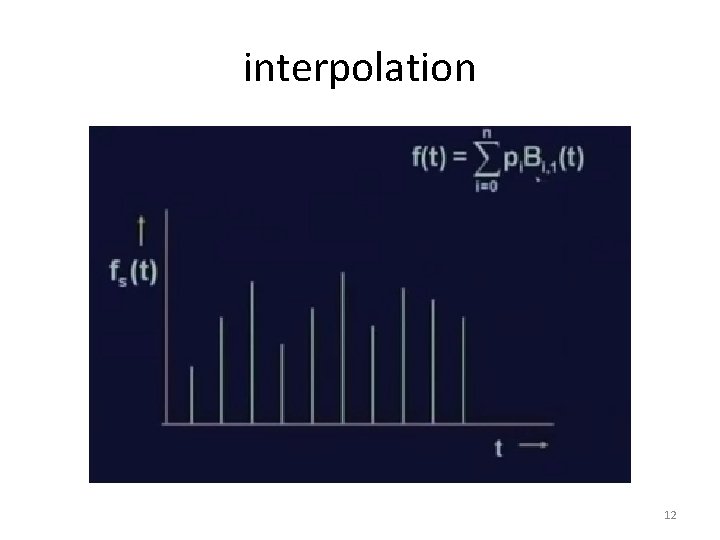 interpolation 12 