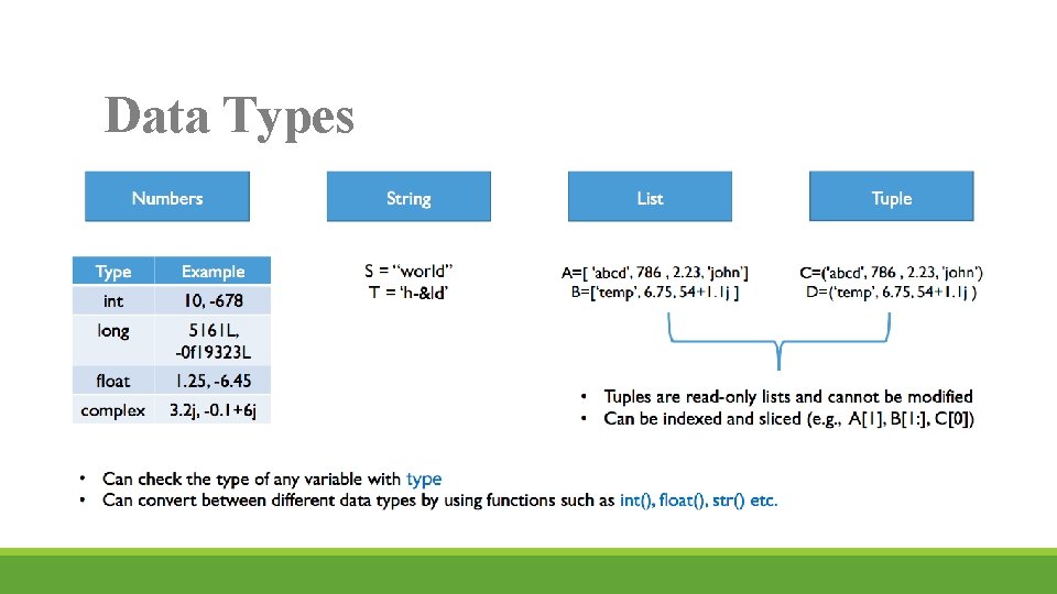 Data Types 