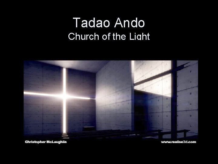 Tadao Ando Church of the Light • Church of the Light 