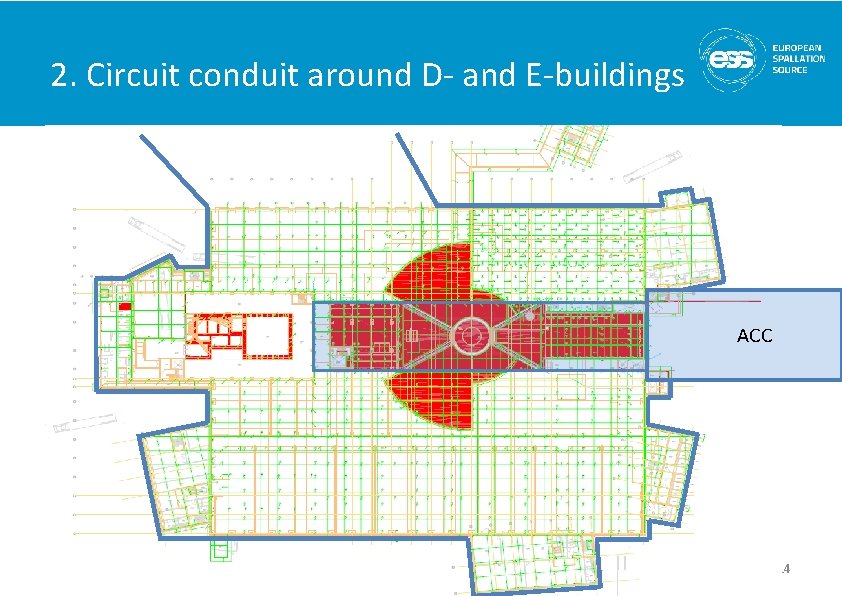 2. Circuit conduit around D- and E-buildings ACC 14 2. Circuit conduit around D- and E-buildings ACC 14