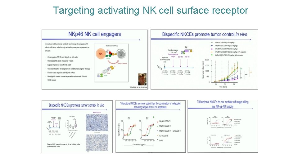 Targeting activating NK cell surface receptor 