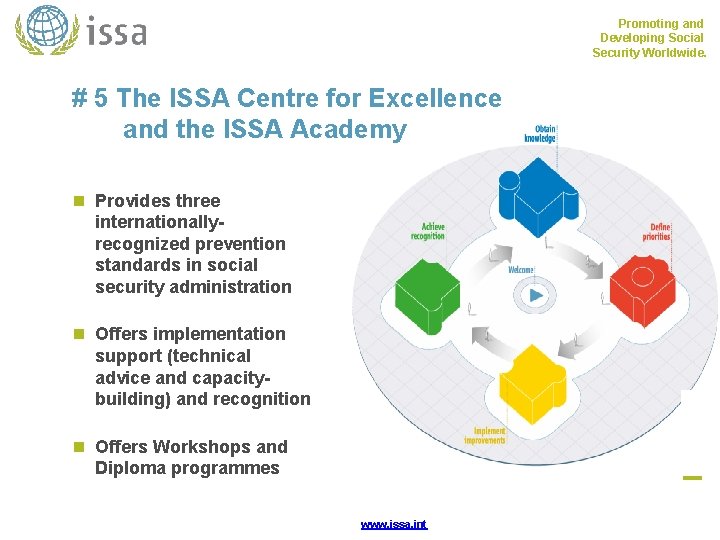 Promoting and Developing Social Security Worldwide. # 5 The ISSA Centre for Excellence and
