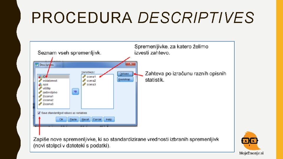 PROCEDURA DESCRIPTIVES 