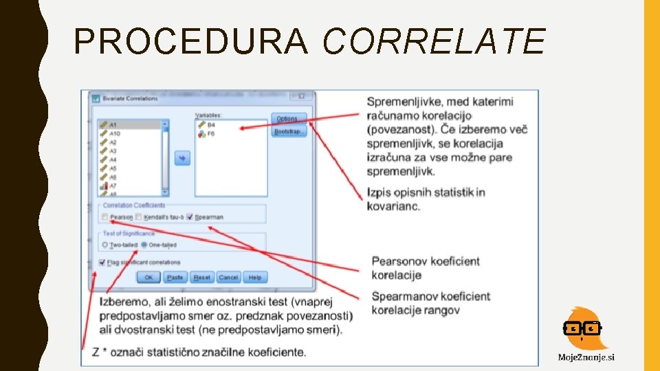 PROCEDURA CORRELATE 