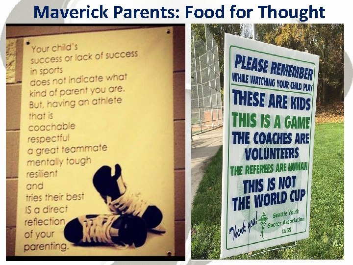 Maverick Parents: Food for Thought 