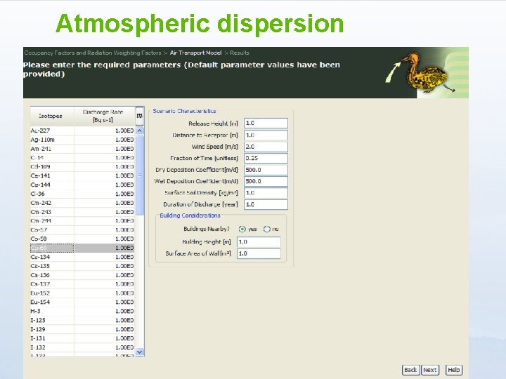Atmospheric dispersion 
