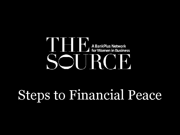 Steps to Financial Peace 