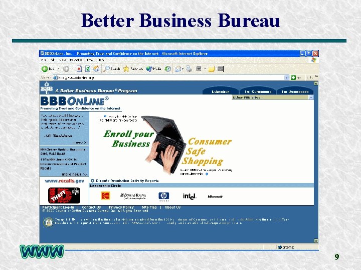 Better Business Bureau 9 