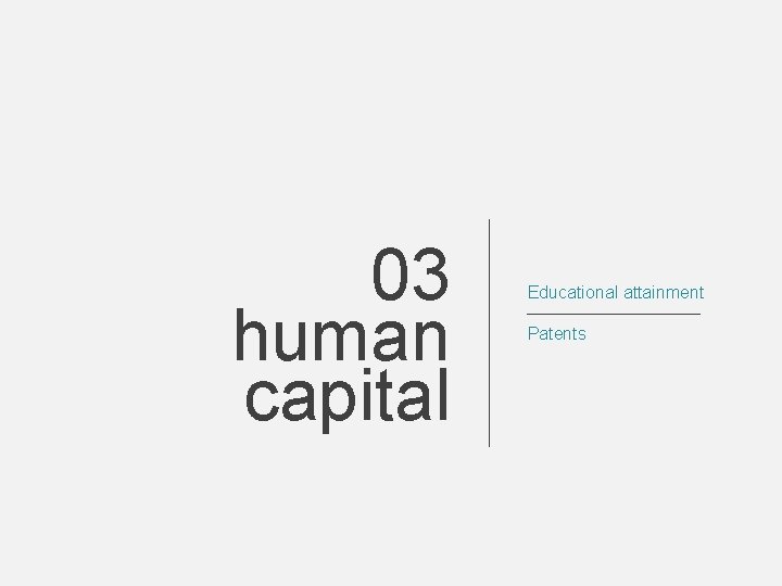 03 human capital Educational attainment Patents 