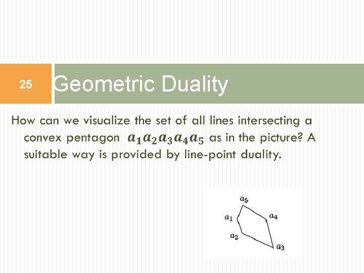 25 Geometric Duality 