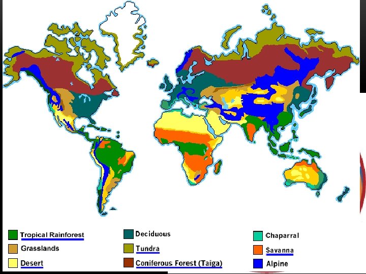 POPULATION = 1 SPECIES (1 specific type of organism) COMMUNITY = SEVERAL POPULATIONS of