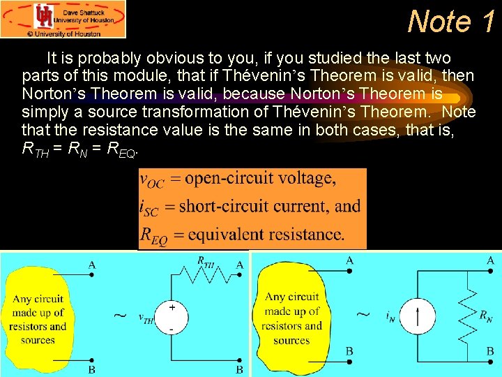 Note 1 It is probably obvious to you, if you studied the last two