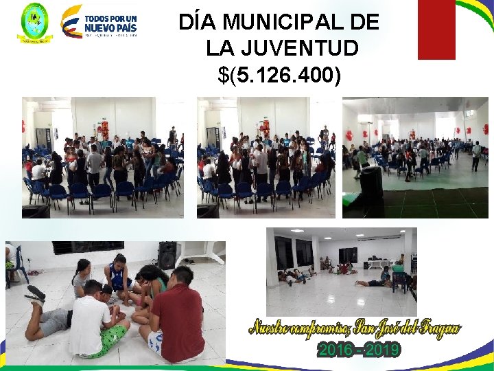 DÍA MUNICIPAL DE LA JUVENTUD $(5. 126. 400) 