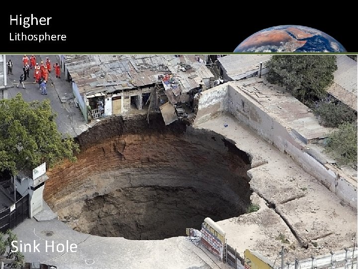 Higher Lithosphere Sink Hole 