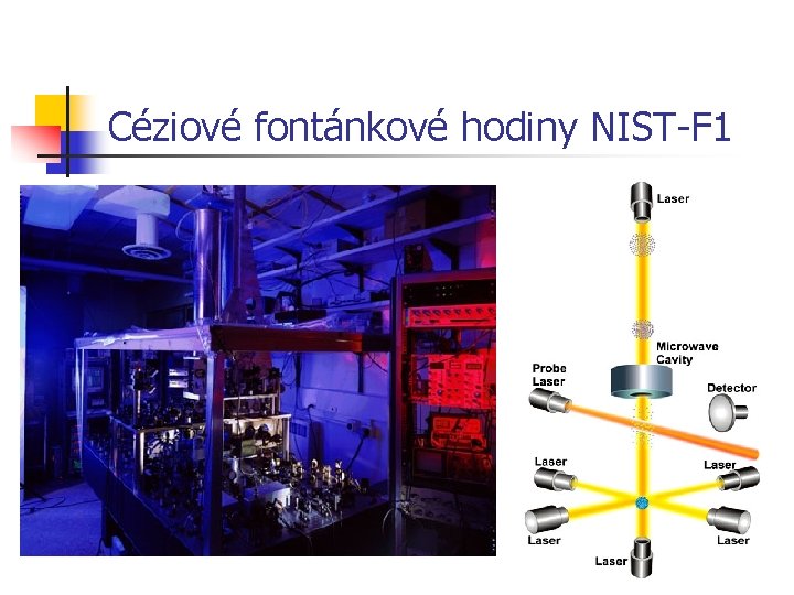 Céziové fontánkové hodiny NIST-F 1 