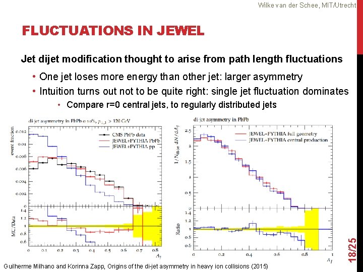 Wilke van der Schee, MIT/Utrecht FLUCTUATIONS IN JEWEL Jet dijet modification thought to arise