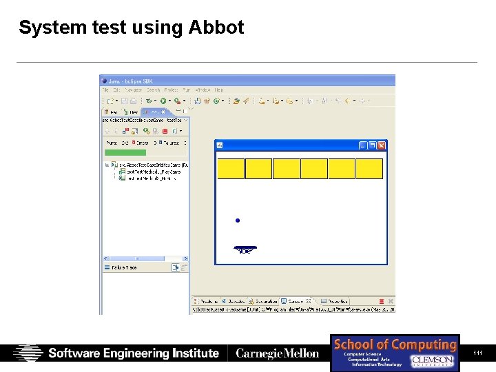 System test using Abbot SEI Presentation (Full Color) Chastek, Mc. Gregor, Northrop 06/14/07 © System test using Abbot SEI Presentation (Full Color) Chastek, Mc. Gregor, Northrop 06/14/07 ©