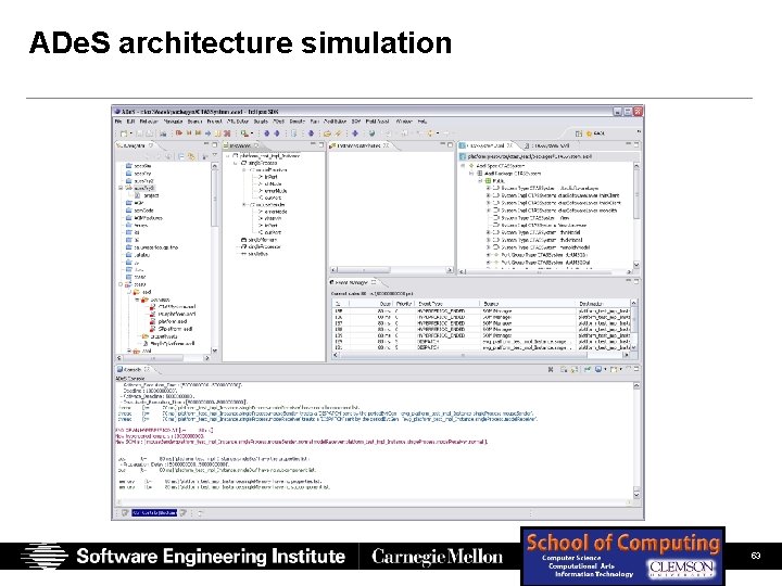ADe. S architecture simulation SEI Presentation (Full Color) Chastek, Mc. Gregor, Northrop 06/14/07 © ADe. S architecture simulation SEI Presentation (Full Color) Chastek, Mc. Gregor, Northrop 06/14/07 ©