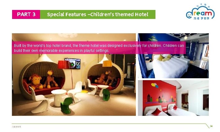 PART 3 Special Features –Children’s themed Hotel Built by the world’s top hotel brand, PART 3 Special Features –Children’s themed Hotel Built by the world’s top hotel brand,