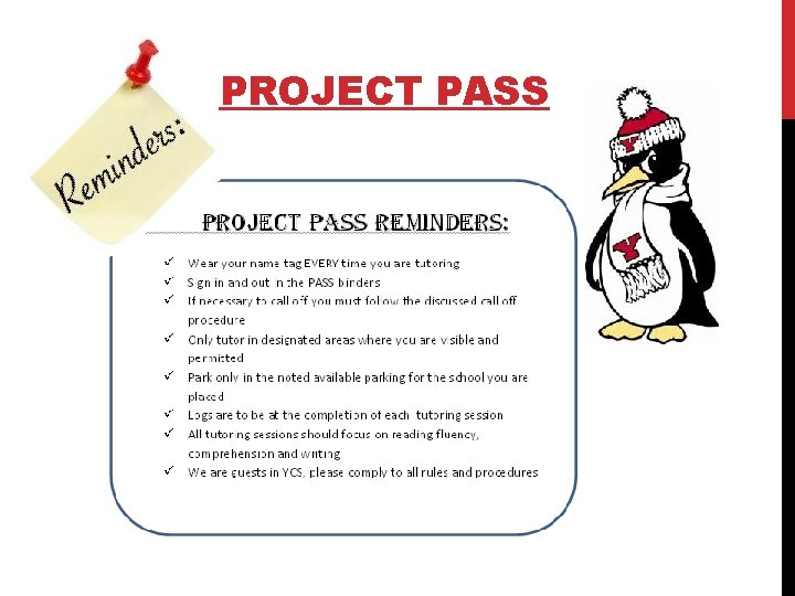 PROJECT PASS 