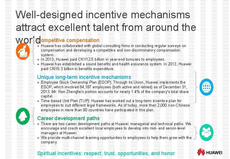 Well-designed incentive mechanisms attract excellent talent from around the world. Competitive compensation l l