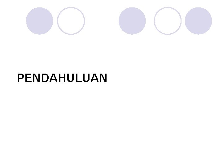 PENDAHULUAN 