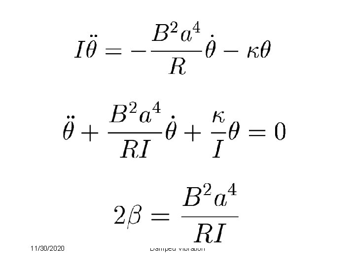 11/30/2020 Damped Vibration 