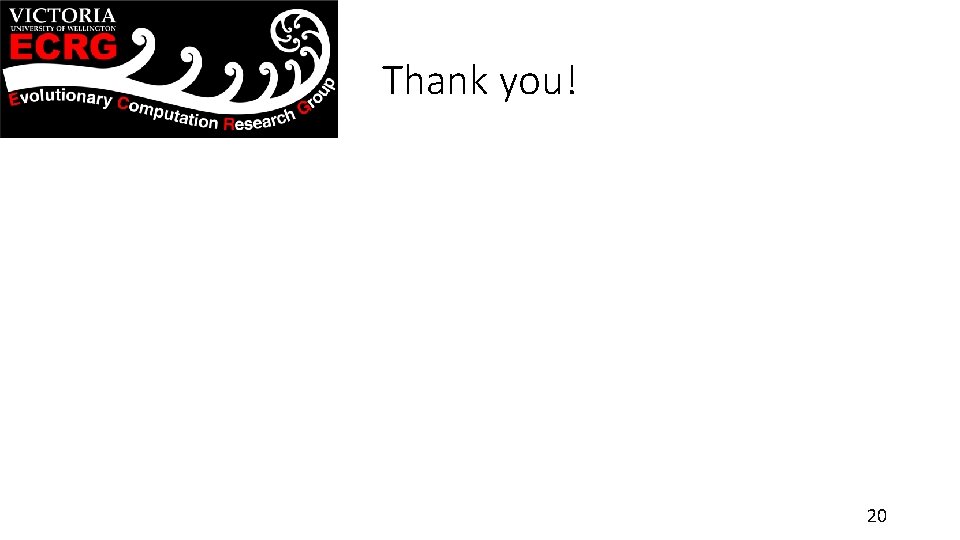 Thank you! 20 