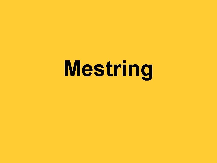 Mestring 