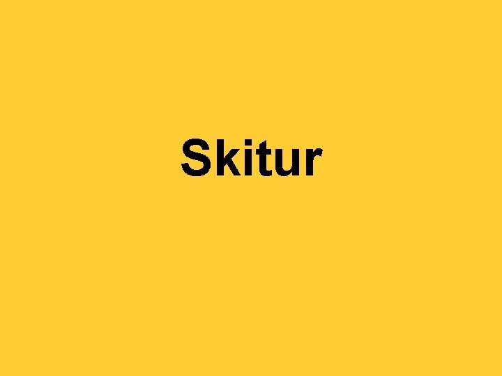 Skitur 