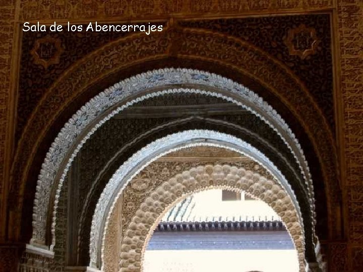 Sala de los Abencerrajes 